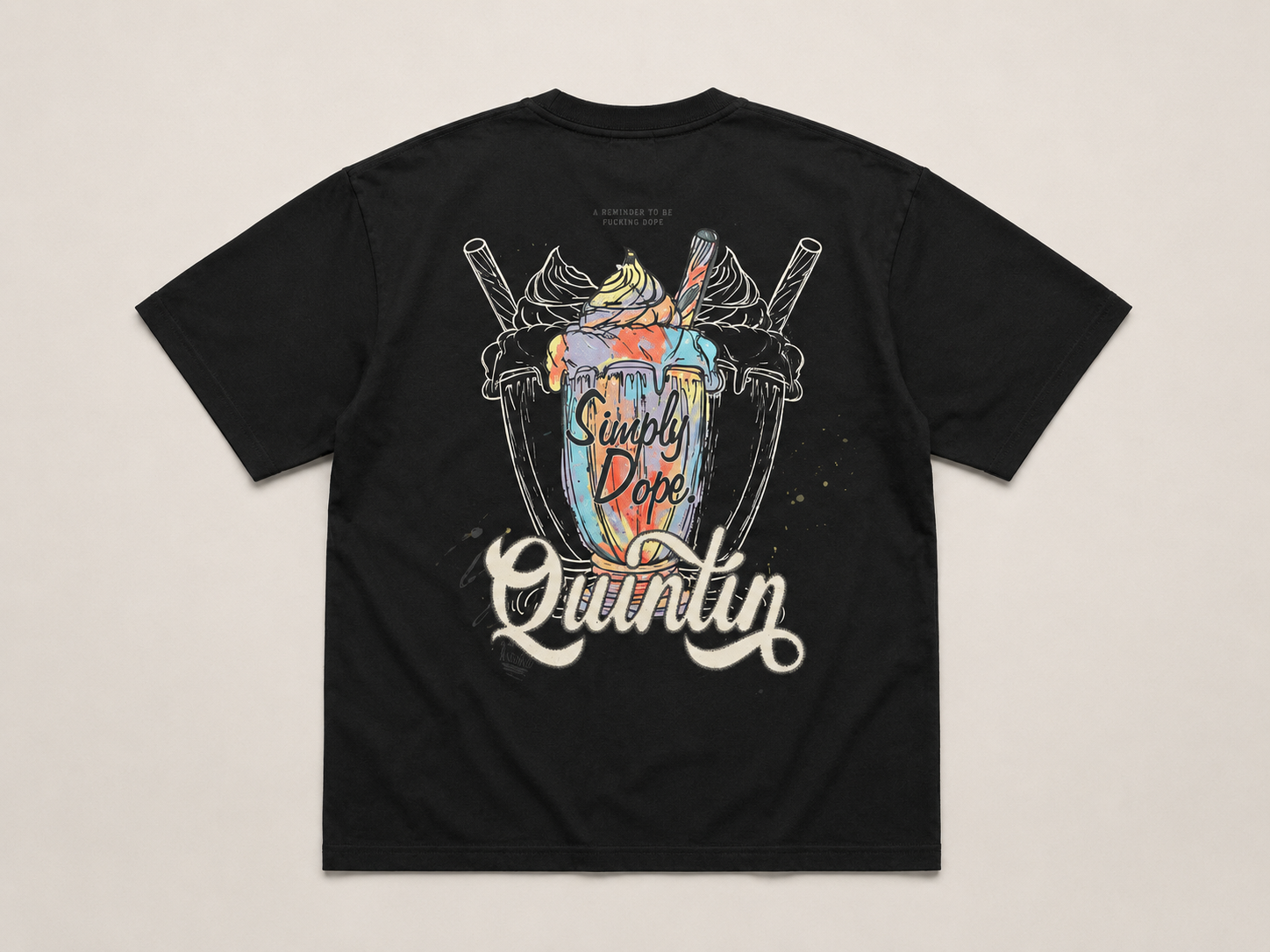 T‑shirt Crest Noir